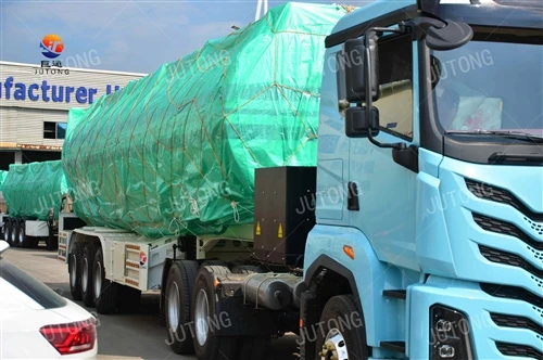 11 semirremolques cisterna de combustible de Shandong Jutong enviados a un cl...