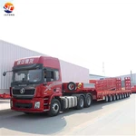 MARCA JU TONG BAJO-SEMI-REMOLQUE DE CAMA 18M PUEDE EXTENDERSE A 22M FORMA ROJA