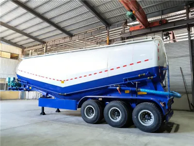 Semi cisterna Tralier JU TONG utilizado en carbón pulverizado